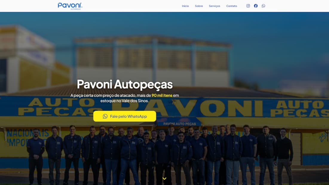 Pavoni Autopeças preview